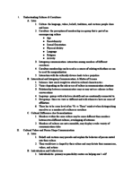 Chapter 3 Outline Notes