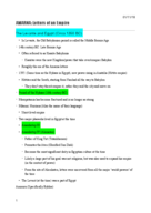 M50A (First Civilizations) Notes Week 5
