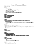 Intro to Global Health Week 8 Notes