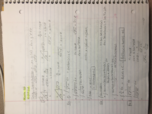 Friday 10/29/18 notes