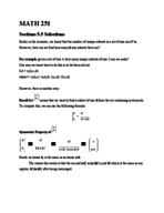 Math 251 Week 10 Notes 5.5