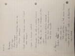 Bio 2050, week 10 Notes