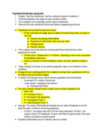 Exam 3: Population