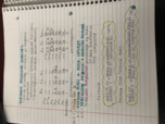 Chapter 6 and 7 notes