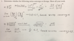 Calc 2 series and sequence