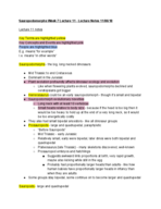 DINOS Sauropodomorphs Week 7 Lecture 11 notes 