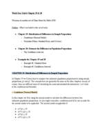 Math 1070 Elementary Statistics: Week 12