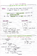 Ch 17 Aqueous Ionic Equations: Buffers
