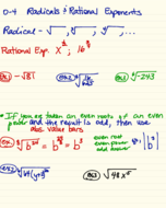 Math 105, Week 2