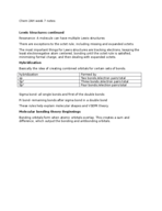CHE 002AH Lewis Structures