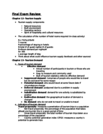 Final Review Study Guide