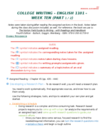 Doing Research - Developing a Research Plan