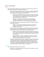 PSY 101 Final Exam Review