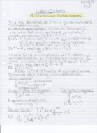 Calculus I, week 12 Notes