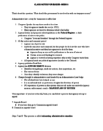 Week 6 notes