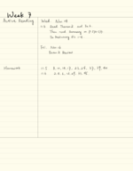 Math 31B Week 7