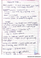 Language and Thought