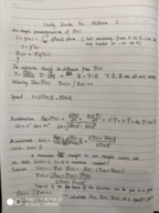 Math 32A  Midterm 2 study guide