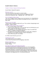 Health Week 9