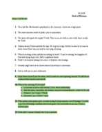 Book of Mormon week 11 Notes