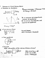 Simple Harmonic Motion