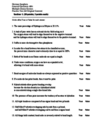Practice Exam (2) Vanderbilt General Chemistry 1601