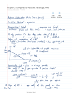 Chapter 2: Comparative/ Absolute Advantage, PPFs