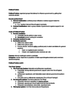 POLS 2301, Week 13 Notes 