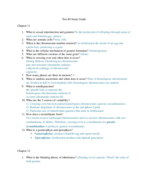 GBio Final Exam Study Guide