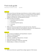 Final Study Guide
