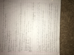 last weeks notes 