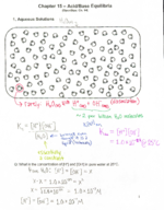 CH 1020 Chapter 15 - Acid/Base Equilibria (Part 1)