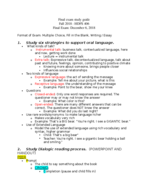 HDFS 406 Final Exam Study Guide