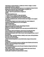 Psychological Disorders Notes