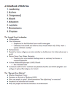 US History Week 9 Notes