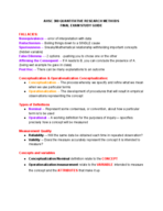 AHSC 380 FINAL EXAM STUDY GUIDE