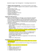 Knowledge Assessment #3 Study Guide 