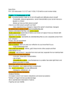 PSY 335 Week 13 Notes