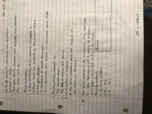 Chemistry notes week 16