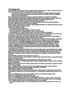 Final exam study guide 