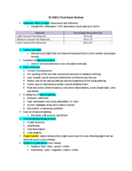 ID 34011 Final Exam Review