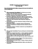 Final Comm 1000 Study Guide