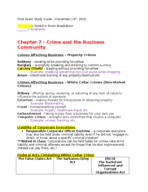 Final Exam Study Guide