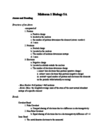 Biology 5A Midterm
