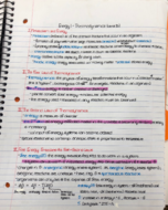 bio 110 - thermodynamics