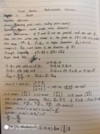 Math 32A Final Study Guide