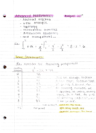 Math 3190 Semestr Notes