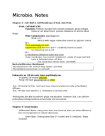 Microbio Notes (Chapters 3, 4, 6)