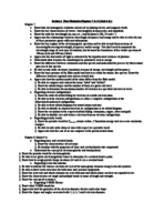 Final Exam Study Guide