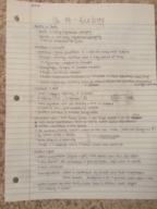 BIO 200, Week 13 Notes